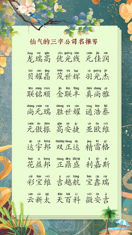 跟电影公司有关的名字