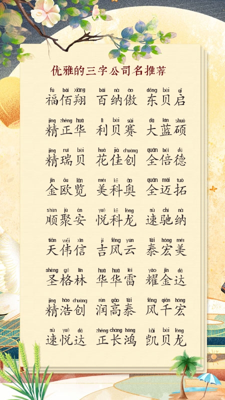 眼镜公司取名2字