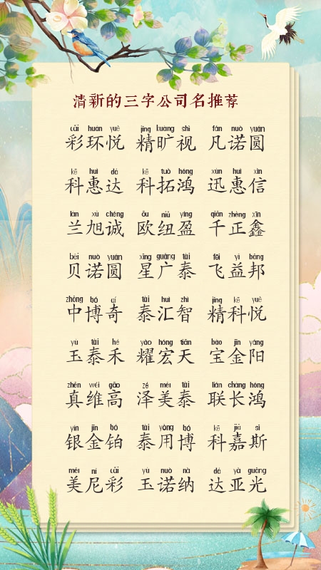 公司名字在线评分