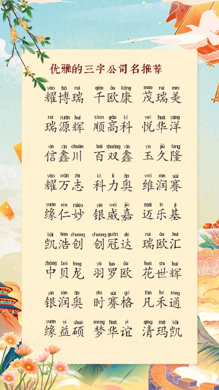 给建筑公司起名